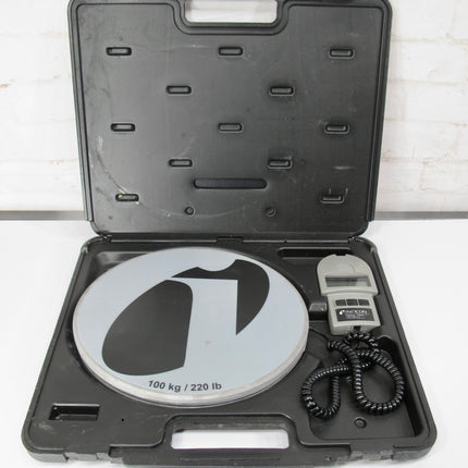 INFICON Wey-TEK Refrigerant Charging Scale 220 Lb Digital Black Case HVAC