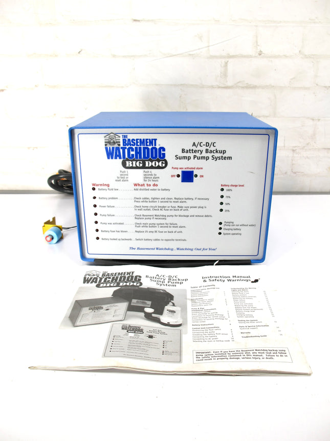 The Basement Watchdog Controller BWD 12-120 Computer Control Unit Battery Backup