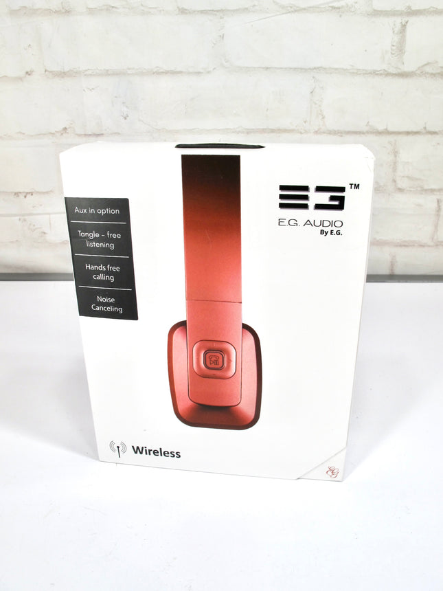 EG AUDIO Wireless Bluetooth Headphones With Built In Mic Rose Gold NIB Sealed