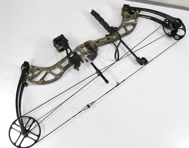 Bear Archery Species RH Compound Bow 28” Draw 70lb Camouflage