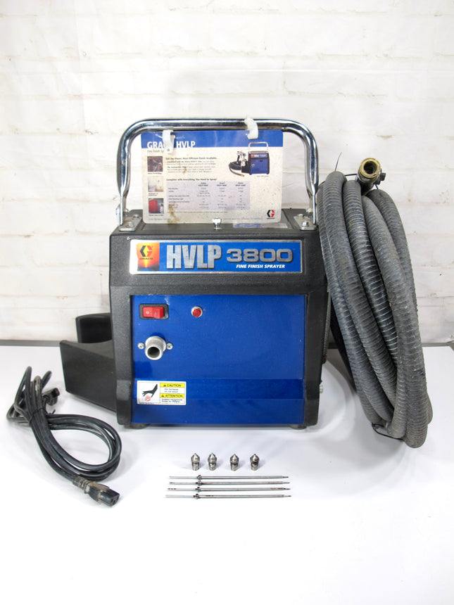 GRACO Finish Pro HVLP 3800 G4 Paint Sprayer w/ Hose & Nozzles
