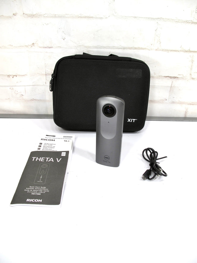 Ricoh Theta V 14MP 360 Degree Still Image and High Res 4K Video VR Camera