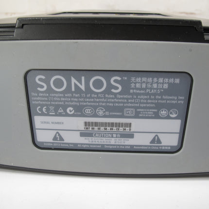 Sonos Play:5 Gen 1 Wireless WiFi Smart Compact Bookshelf Speaker