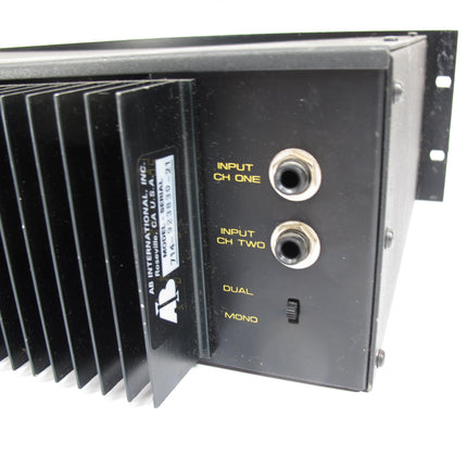 AB International Precedent Series 400 Two-Channel Power Amplifier 2-Ch