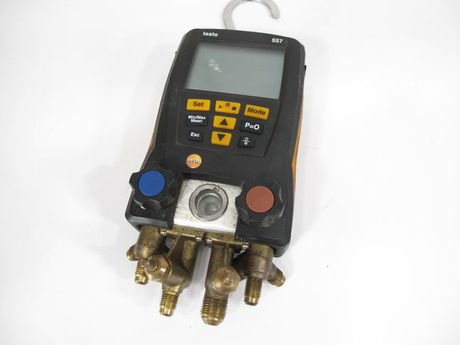 Testo 557 Smart Digital Bluetooth HVAC Manifold w/ Temperature Clamps
