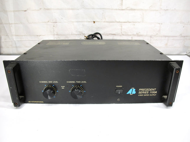 AB International 1100A Precedent Series Logic Gated Output Pro Audio Amplifier