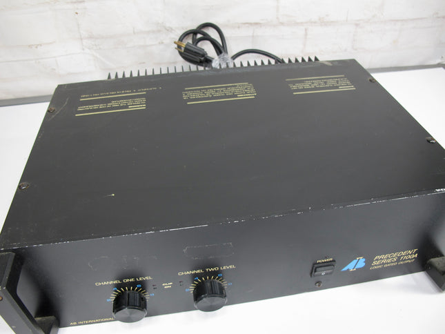 AB International 1100A Precedent Series Logic Gated Output Pro Audio Amplifier