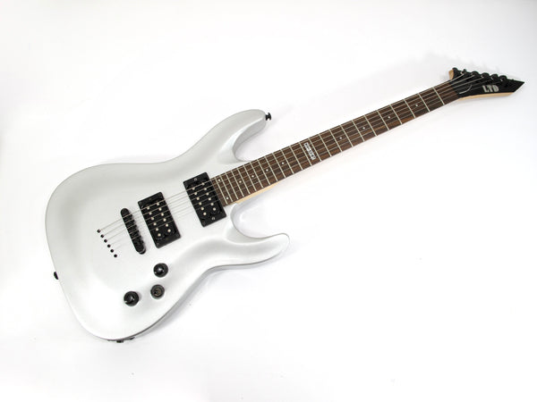 LTD MH-50NT Solid Body Electric Guitar Platinum Silver