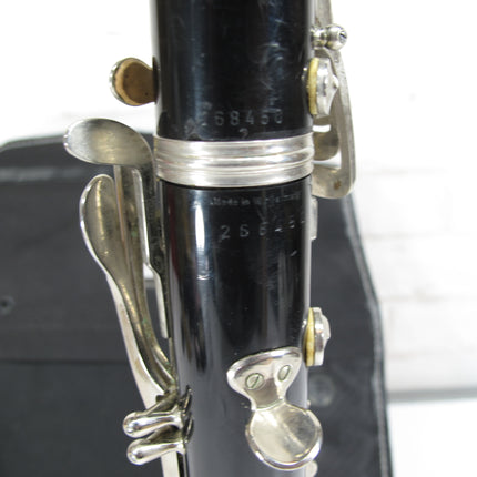 Vintage W. Schreiber Wurlitzer or Buffet Crampon German Bb Clarinet w/ Bundy Mouthpiece