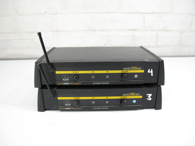 AKG SR 40 UHF High Quality Stationary Receiver Pair