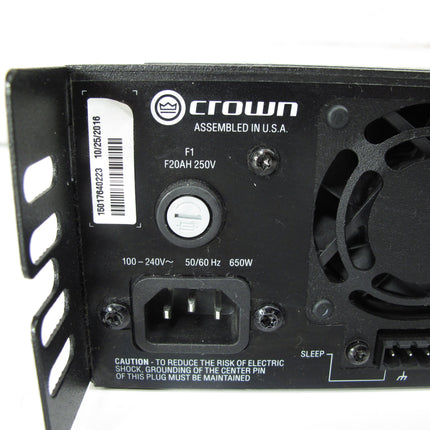 Crown DCi 4/600 4-Channel DriveCore Install Power Amplifier