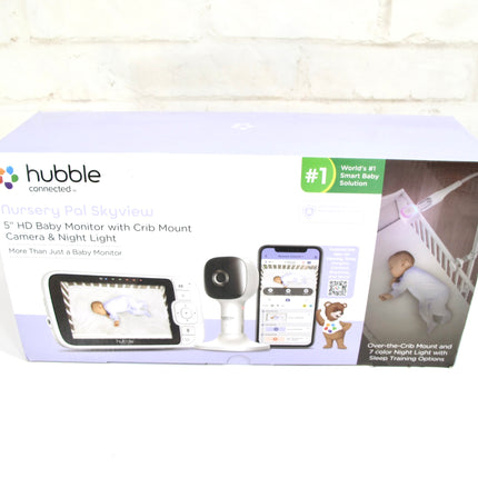 Hubble Nursery Pal Skyview Baby Monitor 5" HD with Crib Mount (HCSNPSKYWB)
