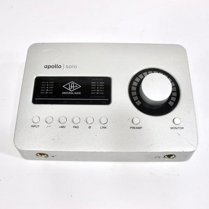 Universal Audio Apollo Solo Thunderbolt 3 Audio Recording Interface Silver