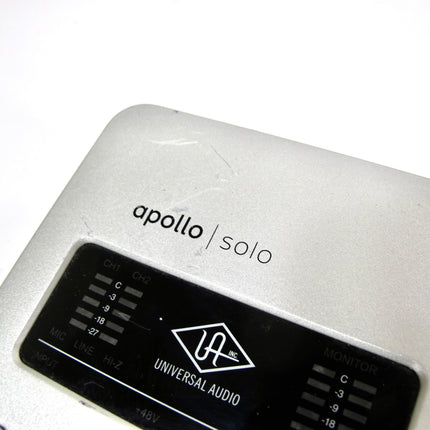 Universal Audio Apollo Solo Thunderbolt 3 Audio Recording Interface Silver