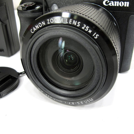 Canon PowerShot G3X 20.2 MP Digital 24-600mm Zoom SLR Camera - Black Charger 64GB Card