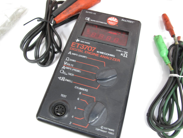 Mac Tools Et3707 Digital Engine Analyzer 10 Megohms with Leads