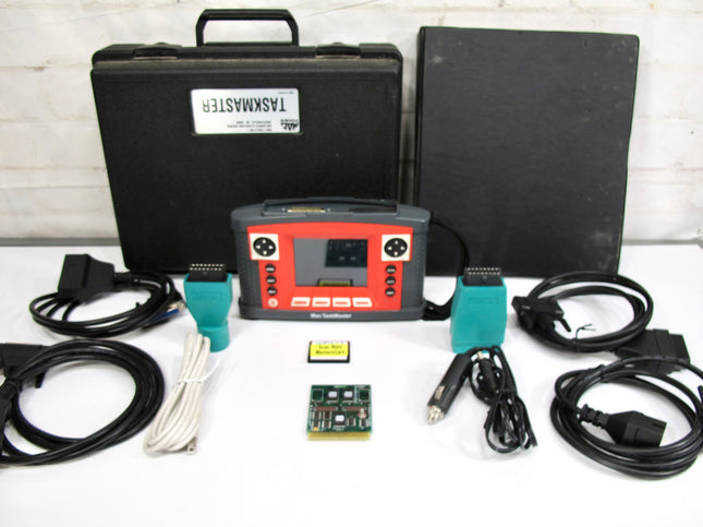 Mac Tools Taskmaster OBD2 Scanner Case Manual Memory Card Adapters EXC Bundle