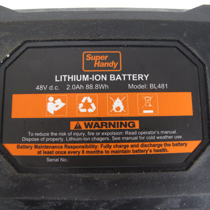 Super Handy Lithium-Ion Rechargeable Battery 48V DC 2Ah 88.8 WH BL481