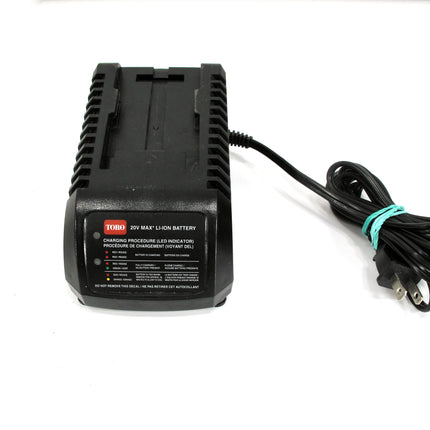 Toro 88500 OEM 20V MAX Lawn Equipment Battery Charger
