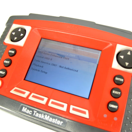 Mac Tools Taskmaster OBD2 Scanner Case Manual Memory Card Adapters EXC Bundle