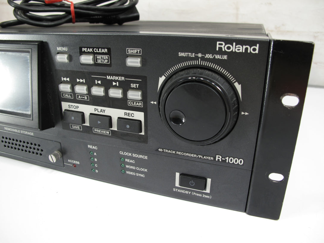 Roland R-1000 48 Track Rack Mount Digital Audio Multitrack Recorder ...