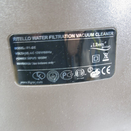 Ritello R1-SE Water Filtration Vacuum Cleaner Germany New