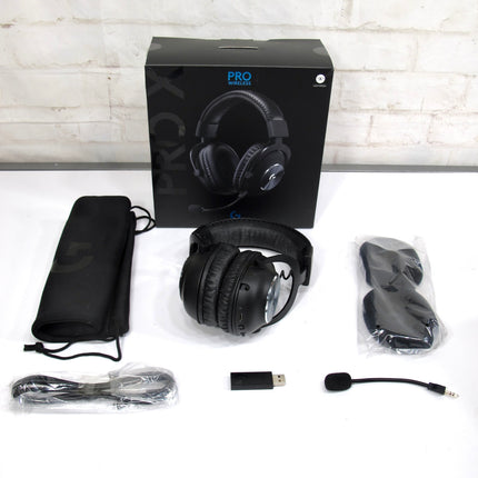 Logitech G PRO X Wireless LIGHTSPEED Gaming Headset with Blue Voice Mic Filter Tech
