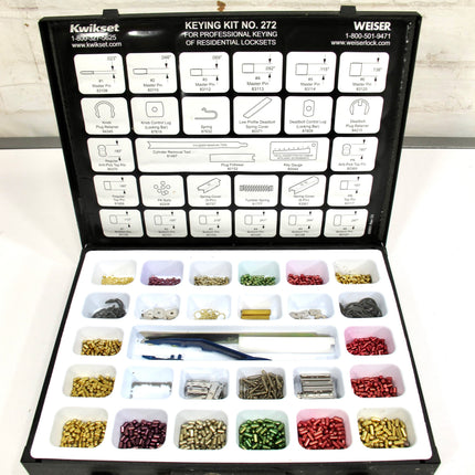 Kwikset WEISER 272 Professional Keying Residential Locksets KW1 Keyway Kit