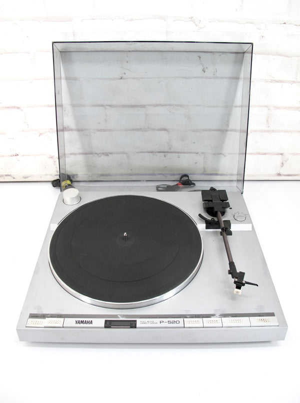 Yamaha P-520 Full Automatic Direct Drive Home Turntable Record Player w/Needle