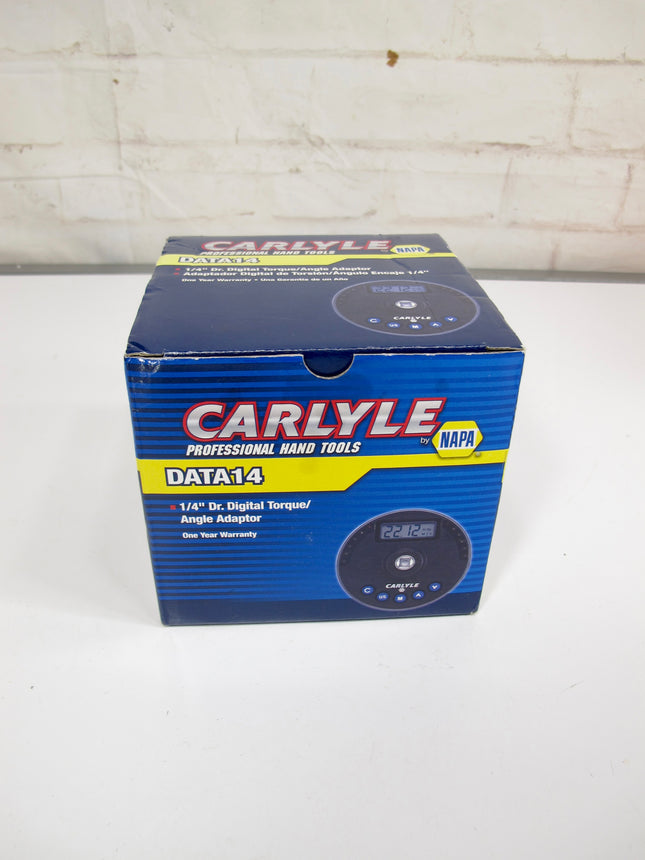 Carlyle DATA14 1/4 Inch Drive Standard to Digital Torque Wrench Adapter Converter