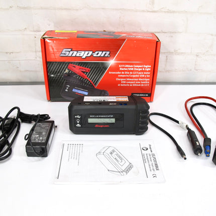 Snap On Tools EEJP201MBKA 12V Lithium Compact Engine Starter Charger Jump Pack