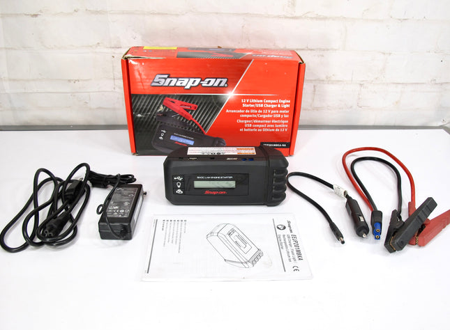 Snap On Tools EEJP201MBKA 12V Lithium Compact Engine Starter Charger Jump Pack