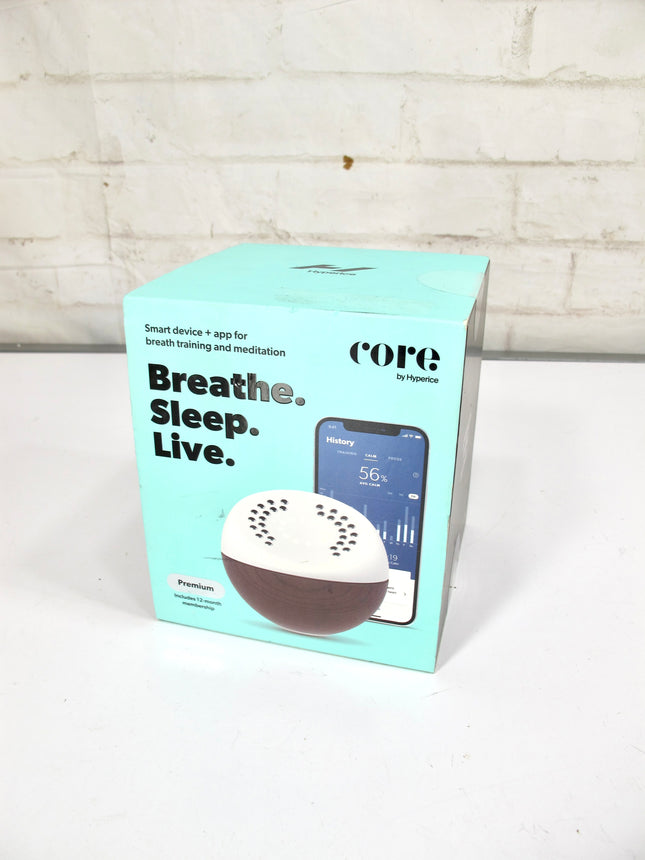 Hyperice Core Premium Smart Meditation Trainer Stress Relief Anxiety
