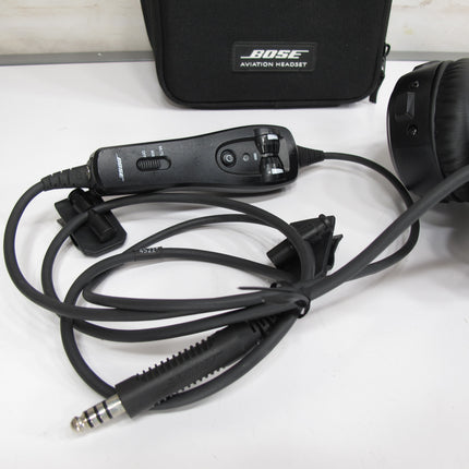 Bose A20 Professional Aviation Pilot  ANR Headset Non Bluetooth with  U174 Single Helicopter Plug