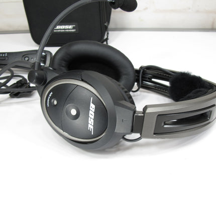 Bose A20 Professional Aviation Pilot  ANR Headset Non Bluetooth with  U174 Single Helicopter Plug