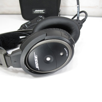 Bose A20 Professional Aviation Pilot  ANR Headset Non Bluetooth with  U174 Single Helicopter Plug