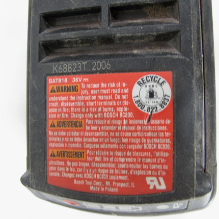 Bosch BAT818 36V Lithium Iion Power Tool Battery