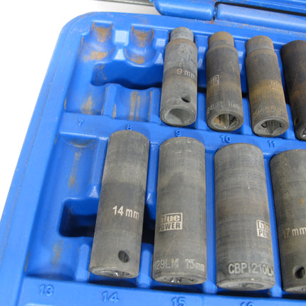 Cornwell Tools TSIUP218SS 3/8" Drive 18 Pc SAE & Metric Impact Cun & Socket Set
