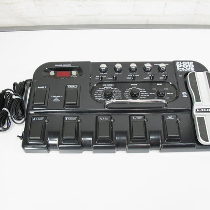 Line 6 Floor POD Plus Guitar Multi Effects Processor Pedal Board