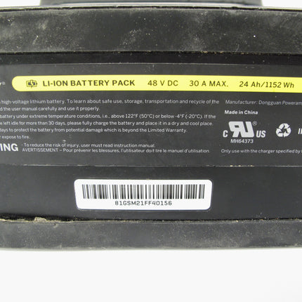 Segway NHBP4824D eMoped C80 48V DC 24 Ah Battery