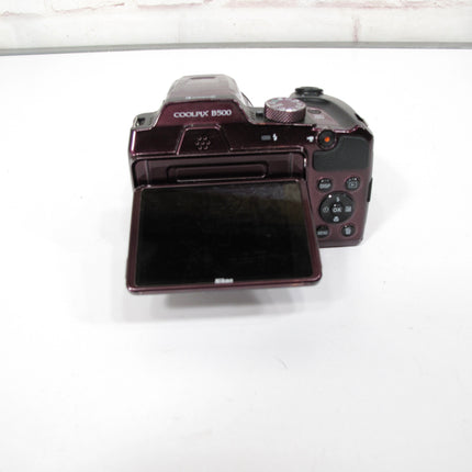 Nikon Coolpix B500 Digital Camera 40x Zoom 16 Megapixels WiFi Bluetooth Plum