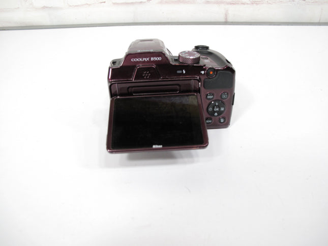 Nikon Coolpix B500 Digital Camera 40x Zoom 16 Megapixels WiFi Bluetooth Plum