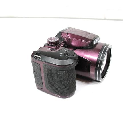 Nikon Coolpix B500 Digital Camera 40x Zoom 16 Megapixels WiFi Bluetooth Plum