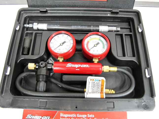 Snap On EEPV509 Cylinder Leakage Leak Down Tester and Gauge Set