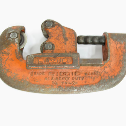 RIGID 2A Heavy Duty No. 1-2 Pipe Cutter Tool 1/8 in To 2” USA