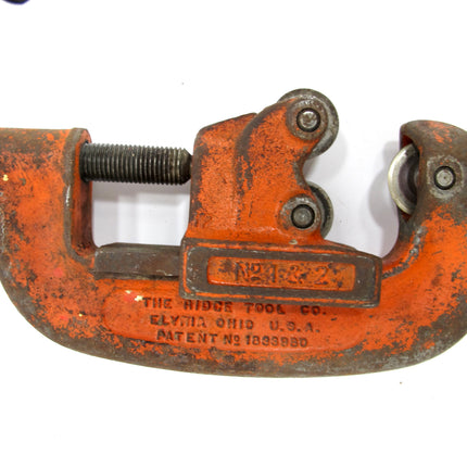 RIGID 2A Heavy Duty No. 1-2 Pipe Cutter Tool 1/8 in To 2” USA