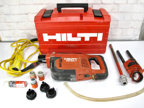 Hilti DD EC-1 Diamond Core Wet Drill Drilling Machine Kit for Parts or Repair