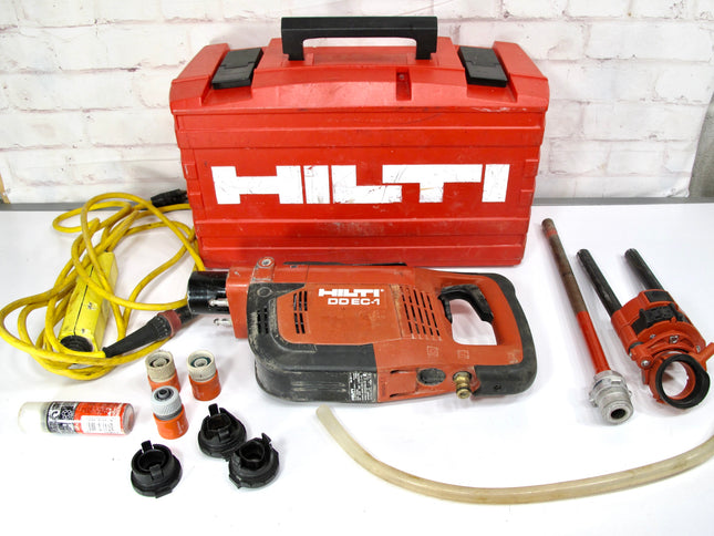 Hilti DD EC-1 Diamond Core Wet Drill Drilling Machine Kit for Parts or Repair
