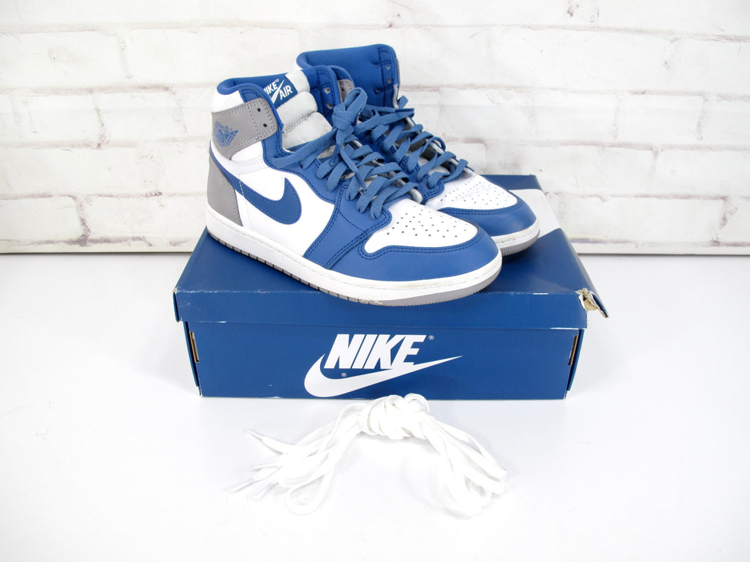 Nike Mens Air Jordan 1 Hi OG DZ5485-410 Blue Basketball Shoes Sneakers Size 9