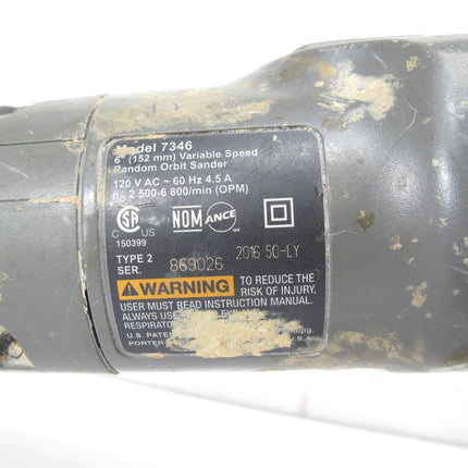 Porter Cable 7346 6-Inch Handheld Random Orbit Sander Polisher